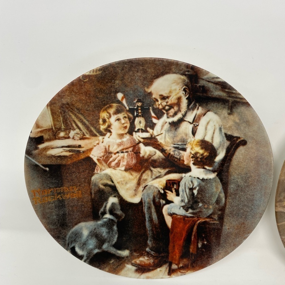 Bundle of 4 Norman Rockwell Collectible Plates - Picture 4 of 6